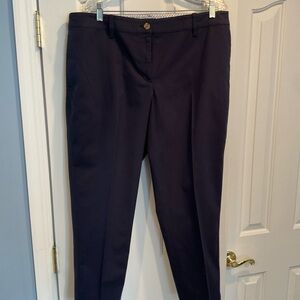 Talbots Classic Navy Blue Trousers